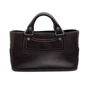 Celine Boogie Bag Brown Calfskin Leather